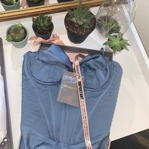 House of CB Myrna Dress in Blue